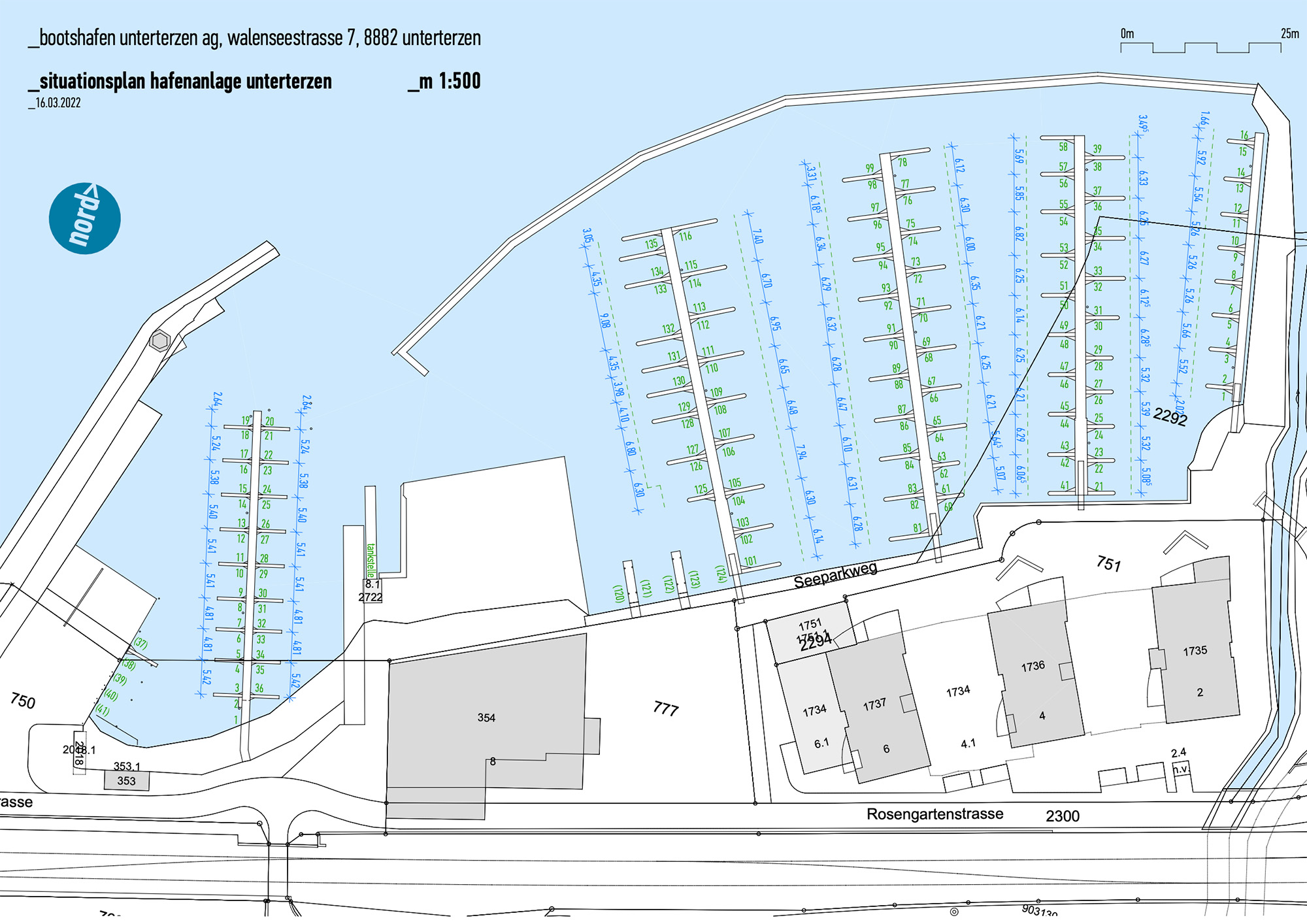 Luftbild Hafen Unterterzen